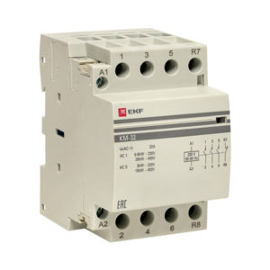 Фото 38 Контактор модульный КМ 32А 3NО+NC (3 мод.) EKF PROxima