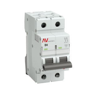 Фото 23 Выключатель автоматический AV-10 2P 4A (B) 10kA EKF AVERES